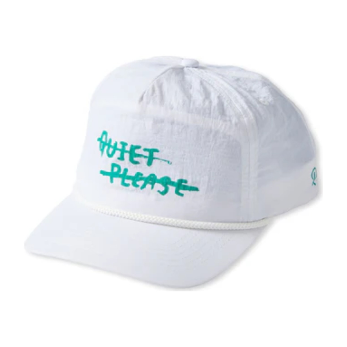 Rallee Cap - Quiet Please Ultra Light - White/Green
