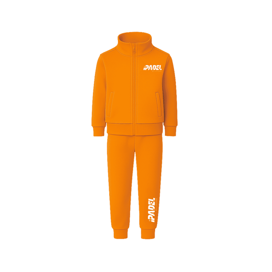 iPadel Mini Unisex Orange Tracksuit set