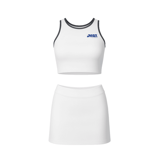 iPadel White Women's Dress Set