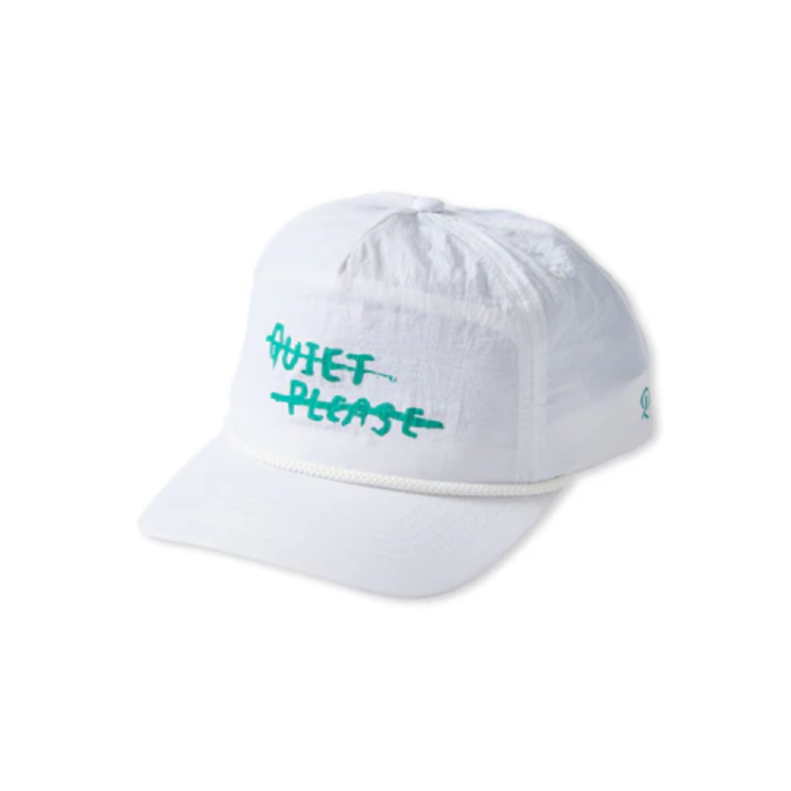 Rallee Cap - Quiet Please Ultra Light - White/Green