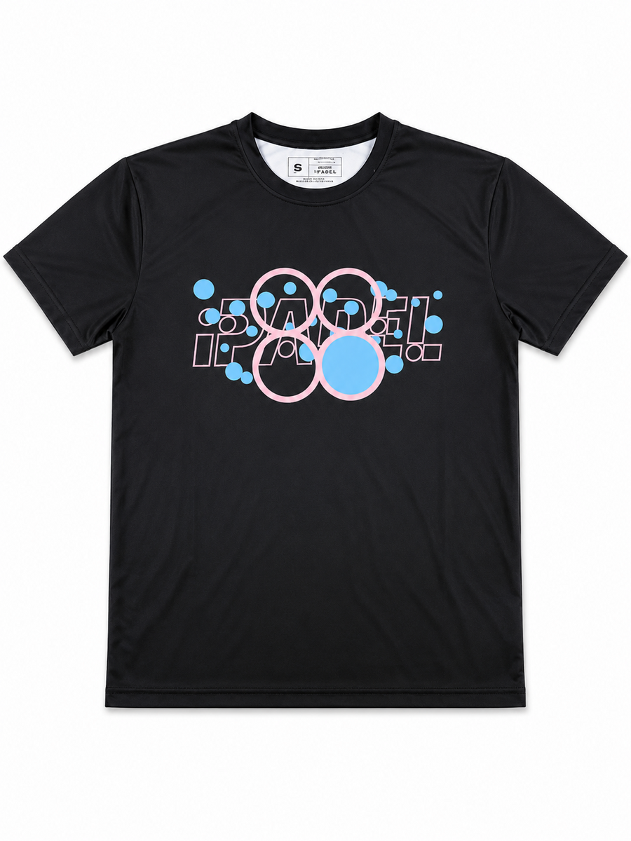iPadel T-shirt Black