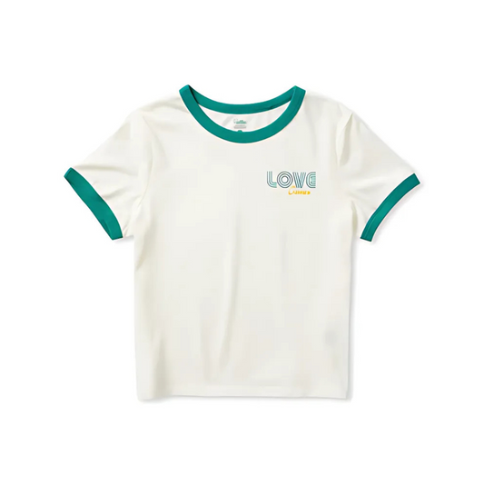 Rallee - Love Games Swinger Tee - Green Trim