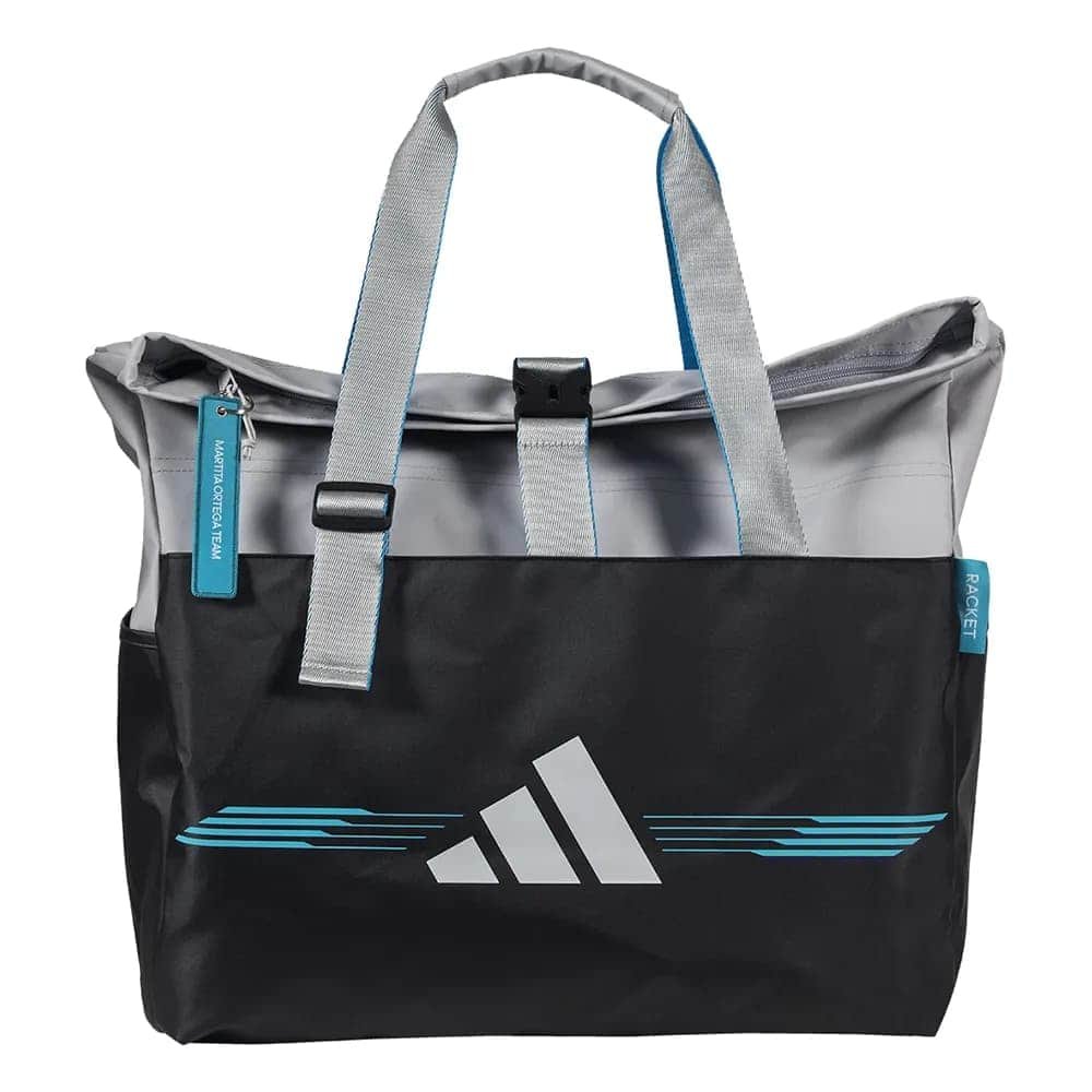 Offwhite Adidas weekend bag for sports and travel.
